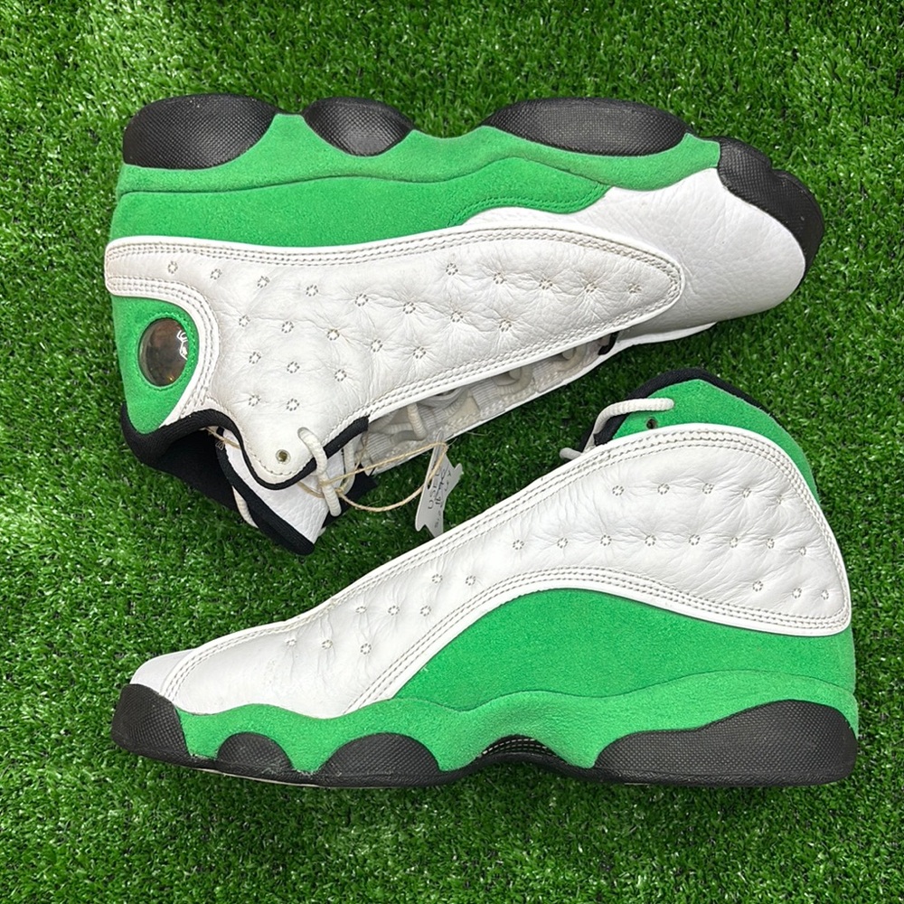 Kids Green and White Sneakers